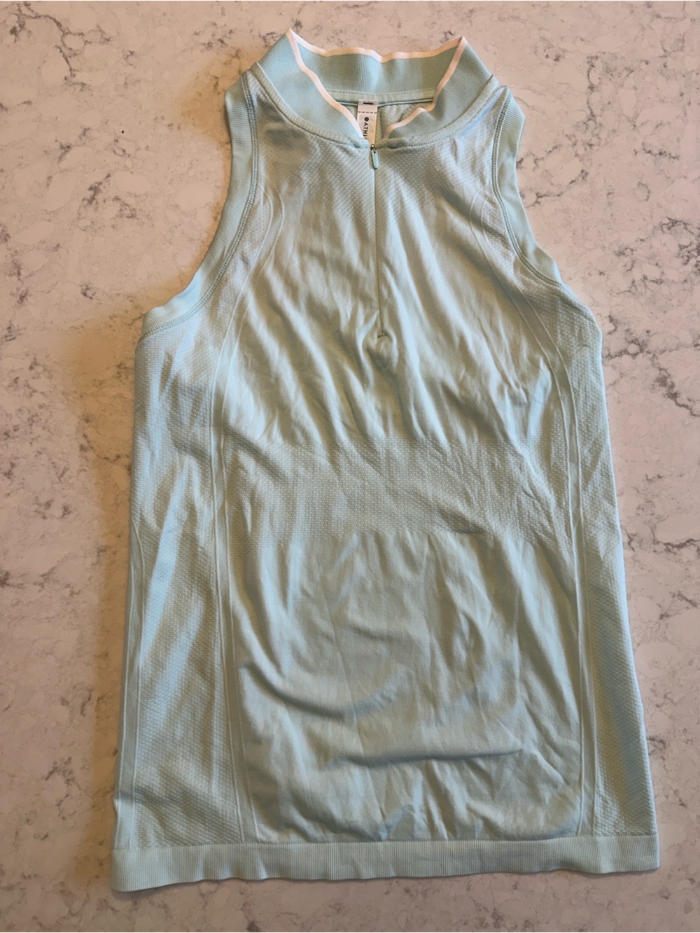 Athleta Light Blue Sleeveless Women’s Athletic Top
